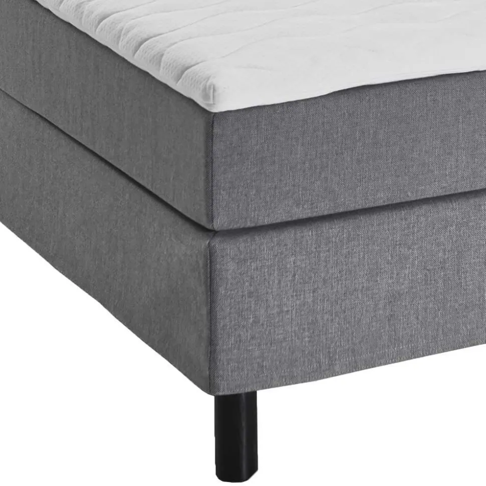 Bett für Dachschrägen in Grau & Schwarz - Esmeraldino