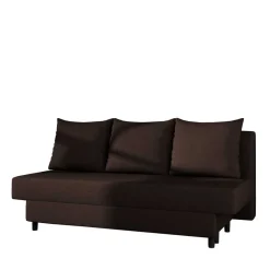 Bettsofa ohne Armlehnen in Braun - Tepico
