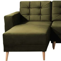 Bettsofa Polsterecke in Oliv Grün - Joshua