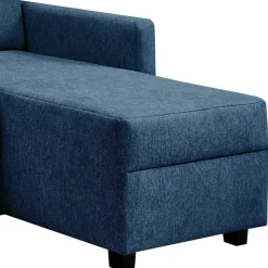 Blaue Funktionsecke mit Bettkasten - Buleta