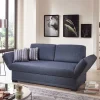 Blaues Schlafsofa mit verstellbaren Armlehnen - Lash