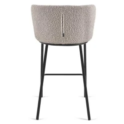 Boucle Barstühle mit 65 cm Sitzhöhe - Lucaz (2er Set)