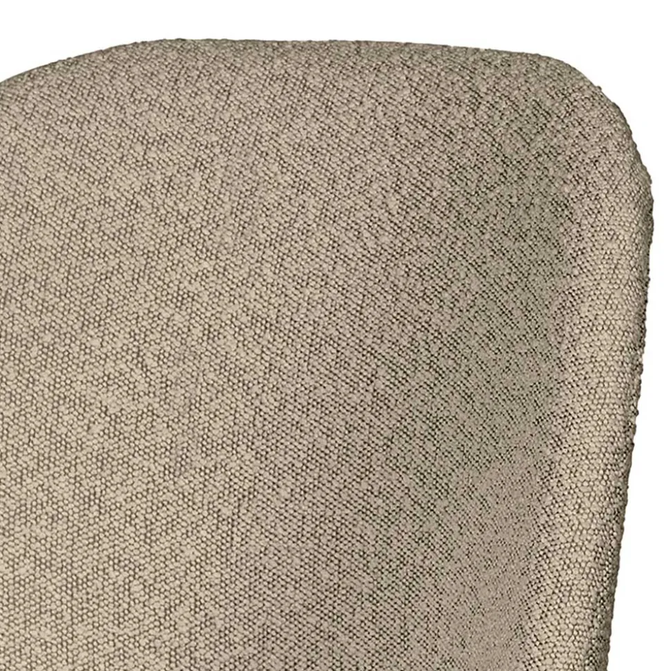 Boucle Polsterstühle in Beige - Laderla (2er Set)