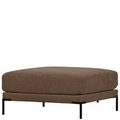 Brauner Polsterhocker 100x44x100 cm - Ravonia