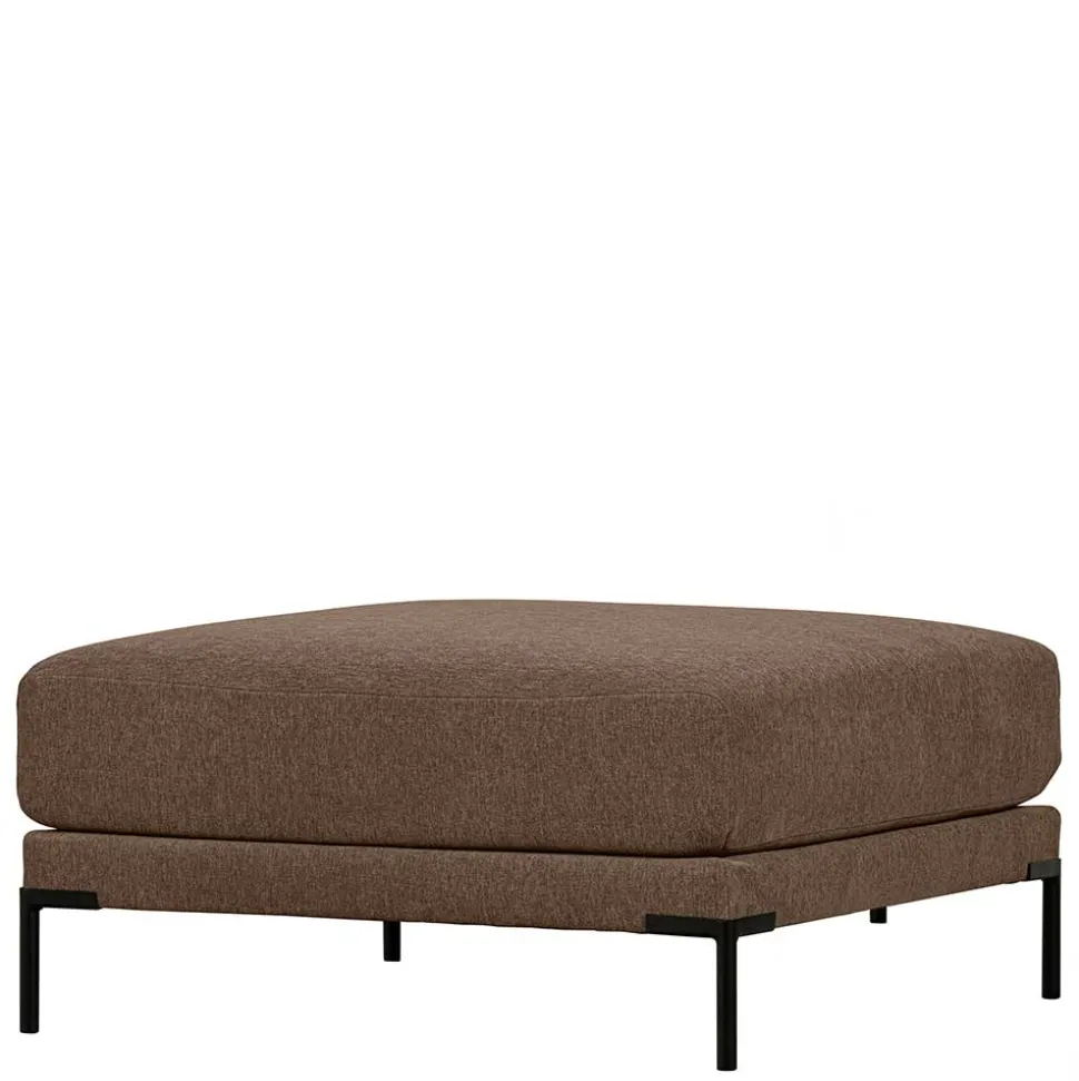 Brauner Polsterhocker 100x44x100 cm - Ravonia