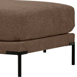 Brauner Polsterhocker 100x44x100 cm - Ravonia