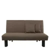 Braunes Schlafsofa mit Faltmechanik - Lucca
