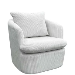Breitcord Sessel in Offwhite - Fenturam