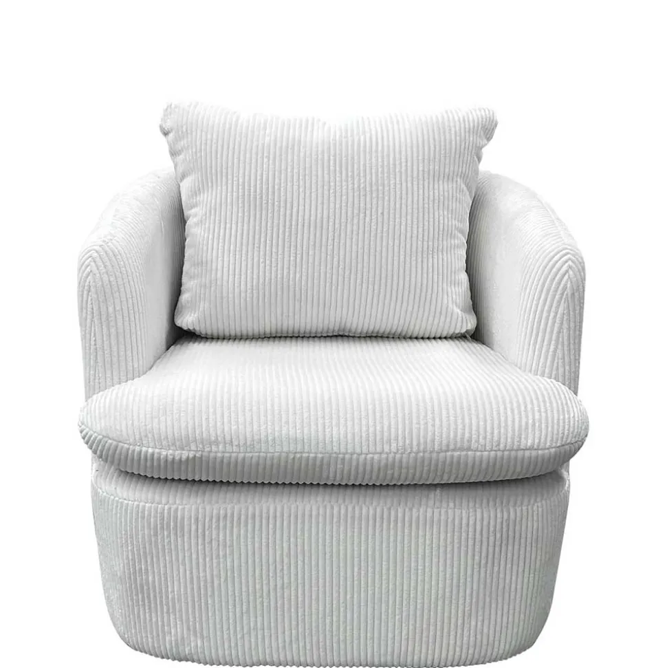 Breitcord Sessel in Offwhite - Fenturam