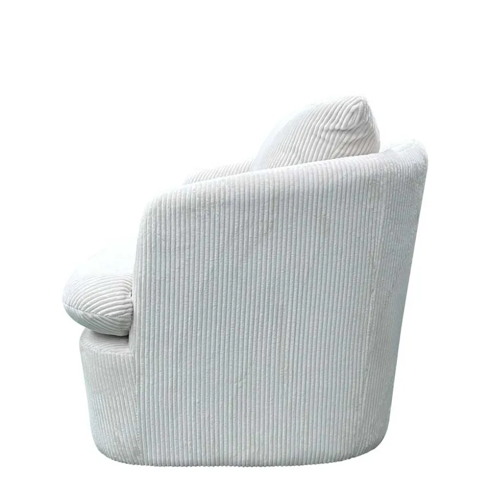 Breitcord Sessel in Offwhite - Fenturam