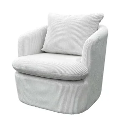 Breitcord Sessel in Offwhite - Fenturam