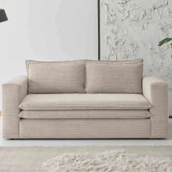 Breitcord Zweisitzer in Beige - Jony