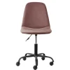 Büro Schalenstuhl in Rosa Samt - Hypening