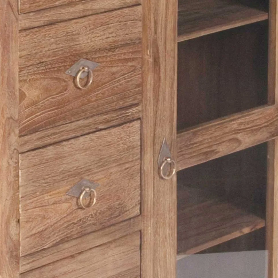 Brotschrank Mangato aus Teak Massivholz