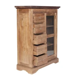 Brotschrank Mangato aus Teak Massivholz