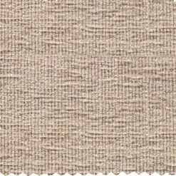 Chenille Hocker in Beigegrau Melange - Paola