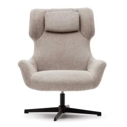Chenille Loungesessel drehbar - Marocana