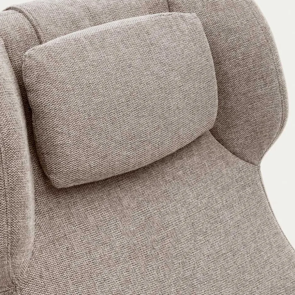 Chenille Loungesessel drehbar - Marocana