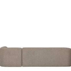 Chenille Sofaecke in Beige - Jaturna