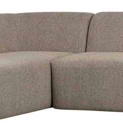 Chenille Sofaecke in Beige - Jaturna