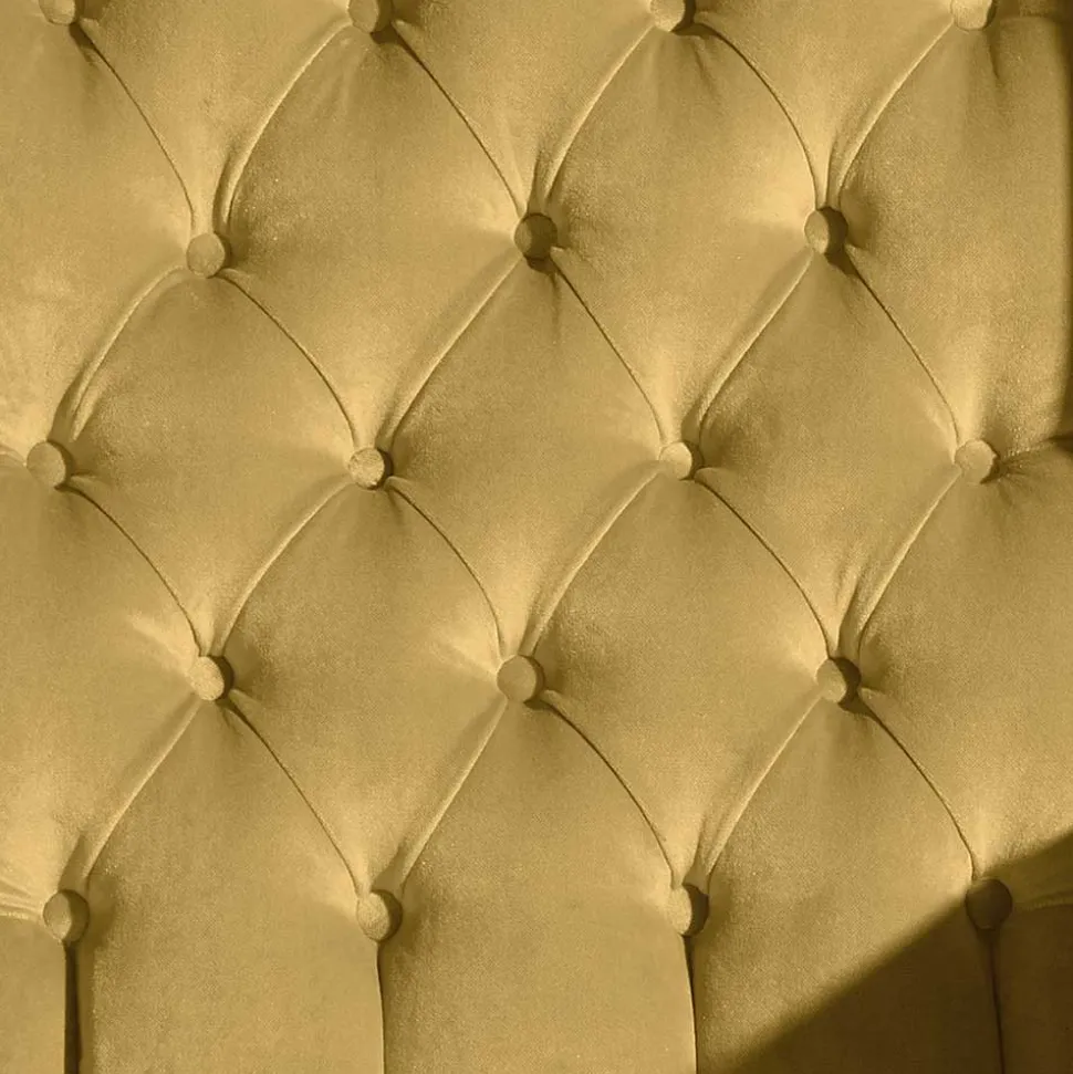 Chesterfield Ohrenbackensessel aus Samtvelours - Gregg