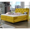 Chesterfieldbett in Currygelb Stoff - Friscura