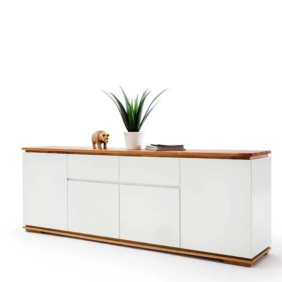 182cm breite Kombi-Kommode zweifarbig - Vangels