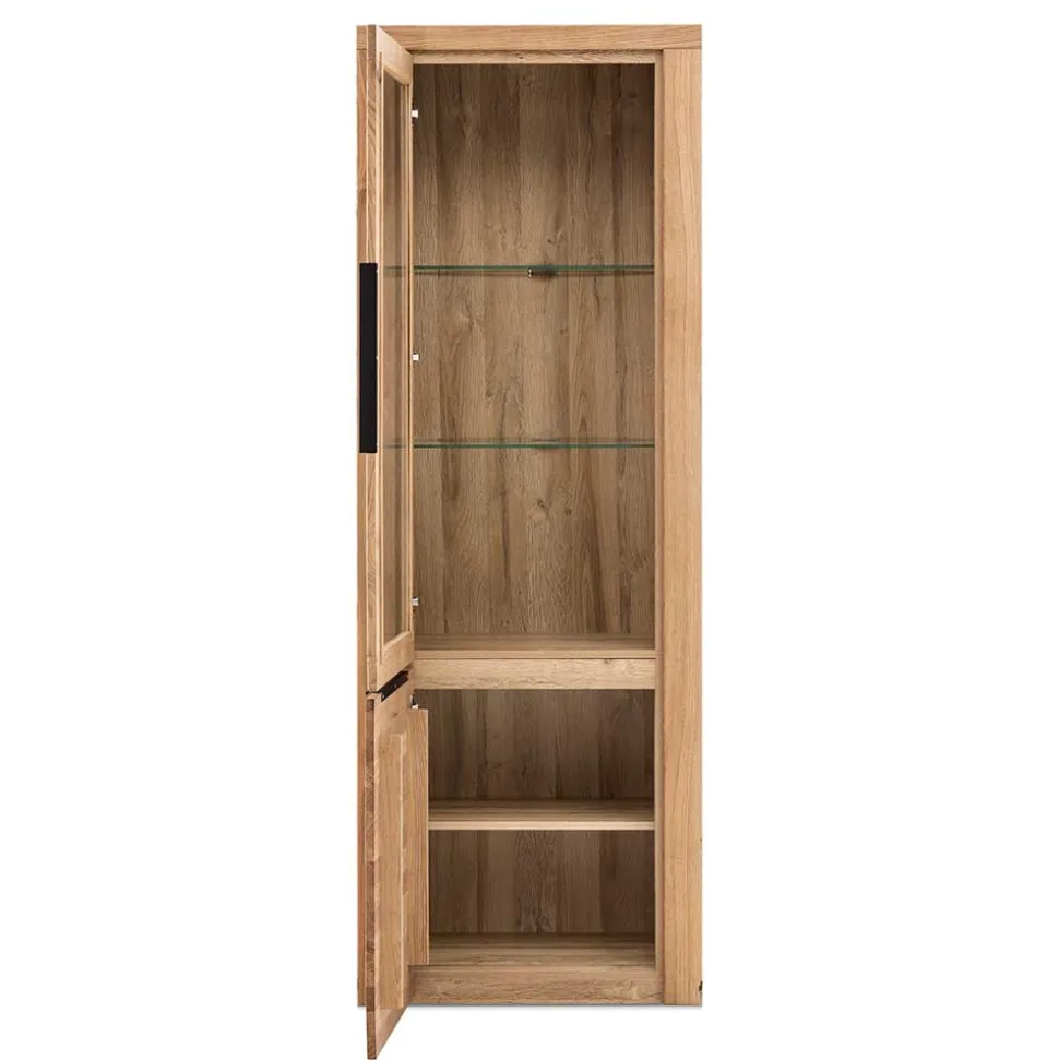 70cm breite Vitrine 2-türig - 199 cm hoch - Nelenia