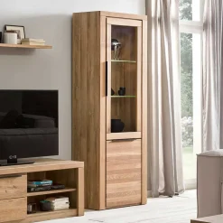 70cm breite Vitrine 2-türig - 199 cm hoch - Nelenia