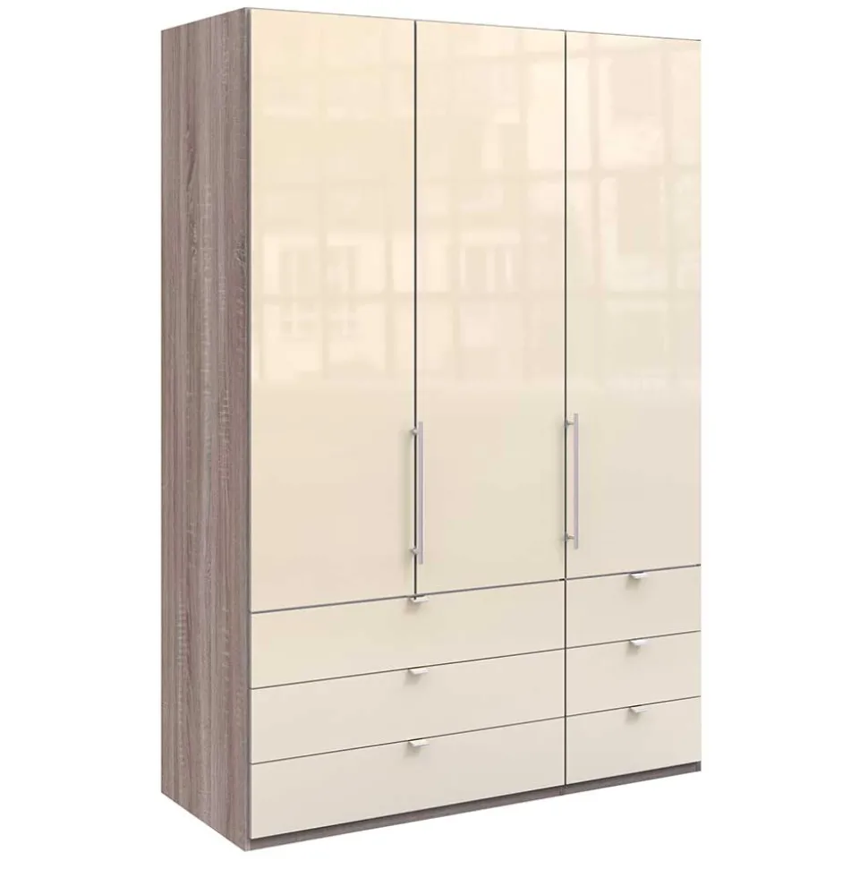 150cm breiter Kleiderschrank mit sechs Schubladen - Membres