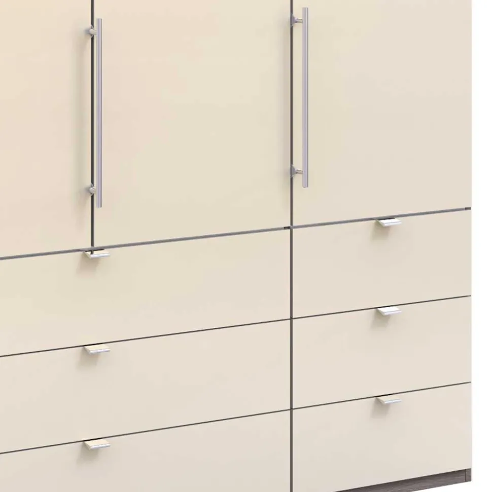 150cm breiter Kleiderschrank mit sechs Schubladen - Membres