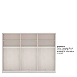 300cm Kleiderschrank mit sechs Türen - Mataram