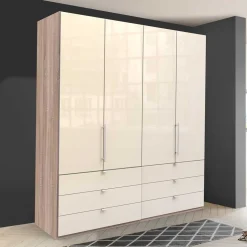 200cm Kombi-Schlafzimmerschrank 2-türig - Rativian