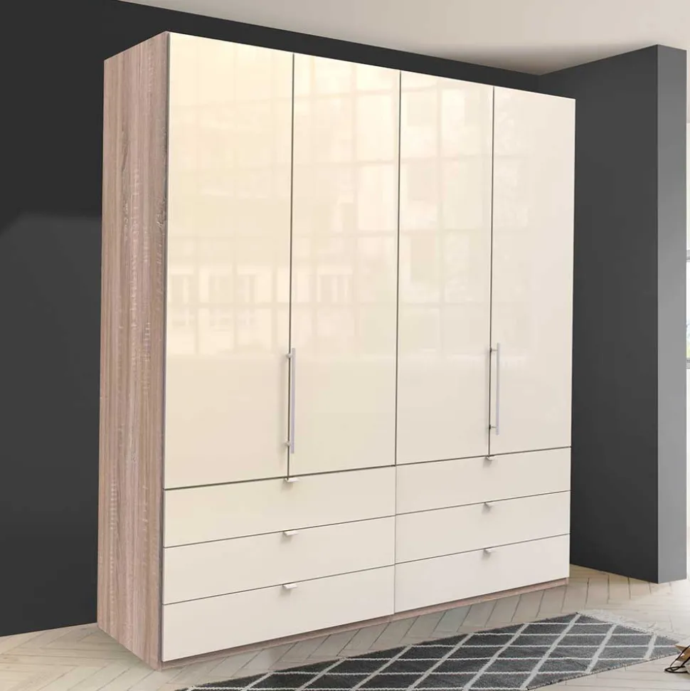 200cm Kombi-Schlafzimmerschrank 2-türig - Rativian
