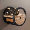 30cm Rundes Wandregal mit Schublade - Ultina
