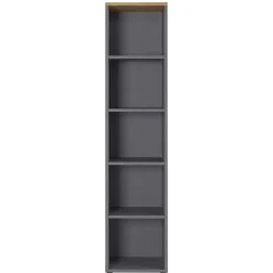 45cm Schmales Büroregal mit fünf Fächern - Ovgunia