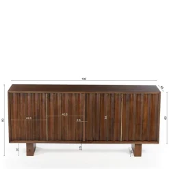 180cm Sideboard aus Mangoholz - Tanky
