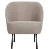 Cocktailsessel in Beige mit Schwarz - Lafronda