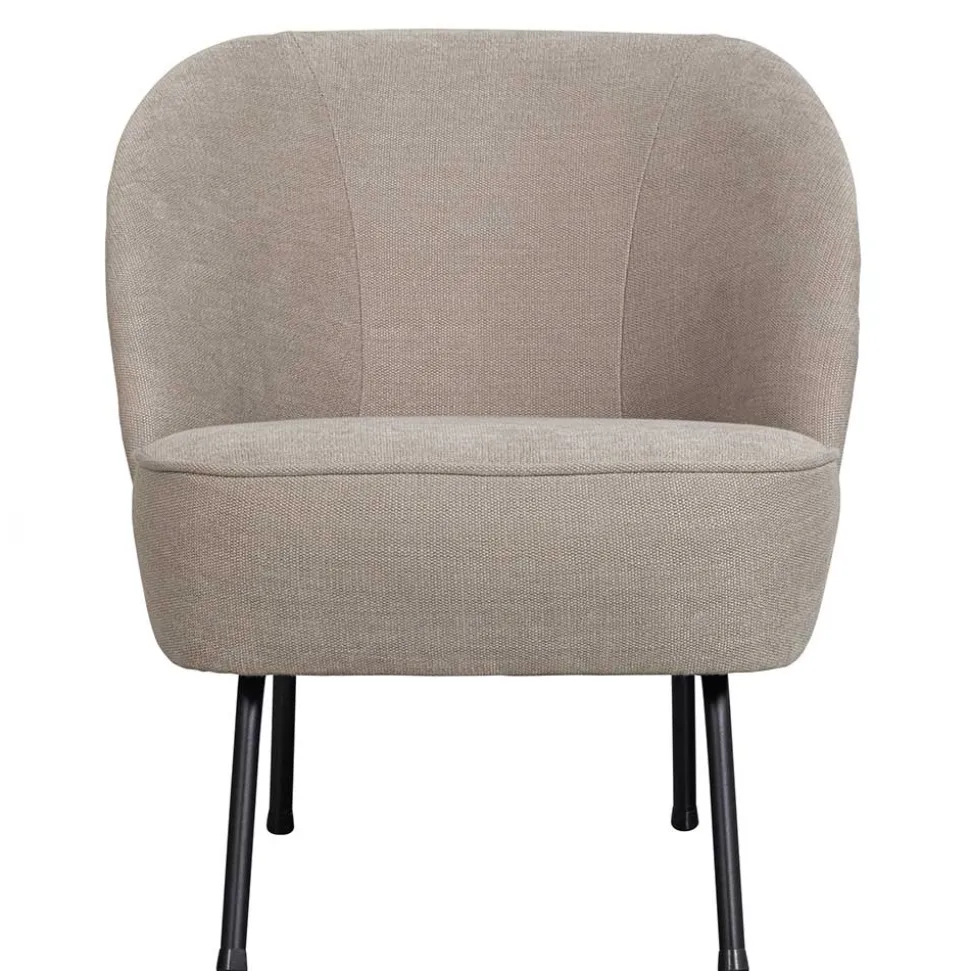 Cocktailsessel in Beige mit Schwarz - Lafronda