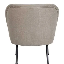 Cocktailsessel in Beige mit Schwarz - Lafronda