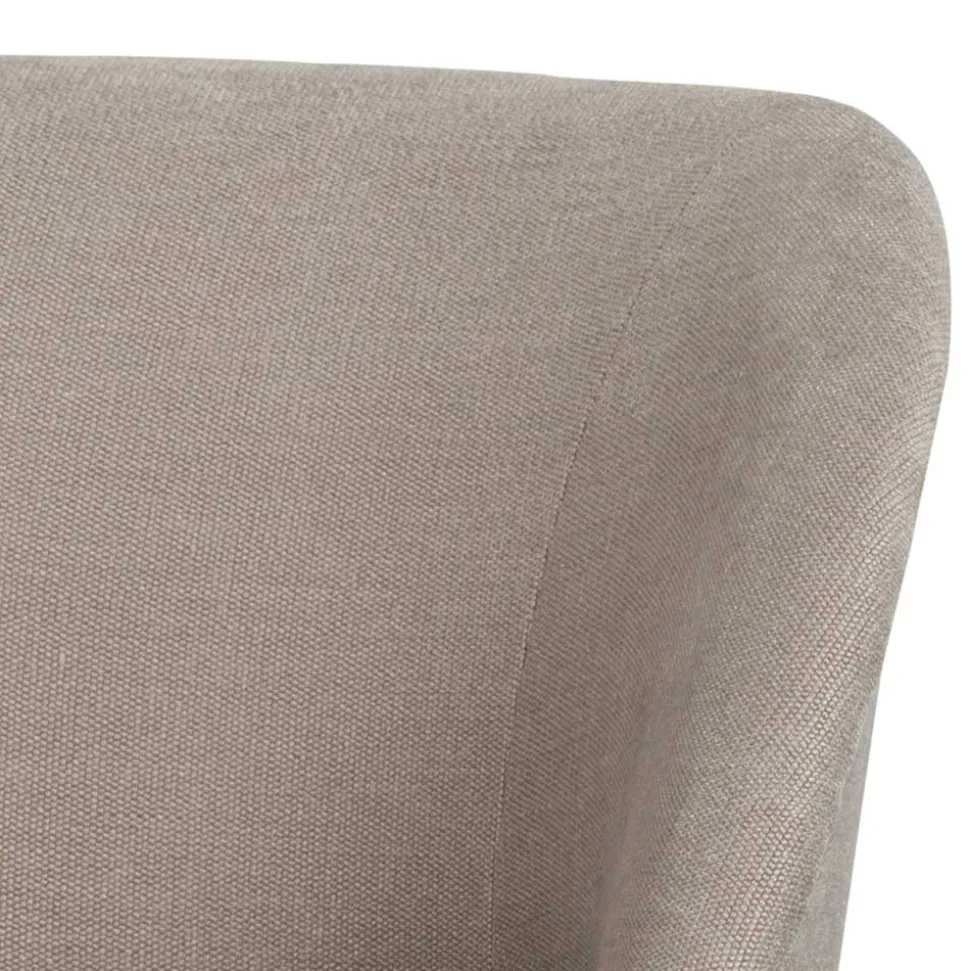 Cocktailsessel in Beige mit Schwarz - Lafronda