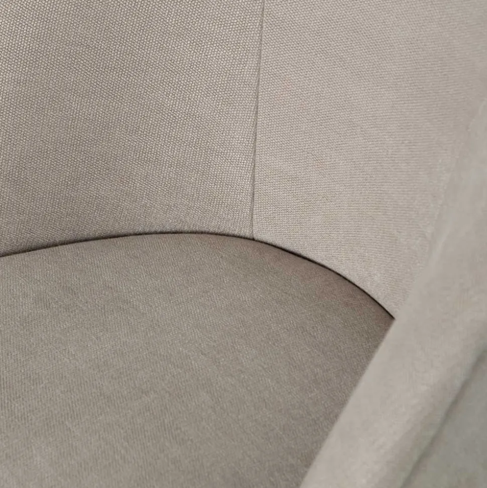 Cocktailsessel in Beige mit Schwarz - Lafronda