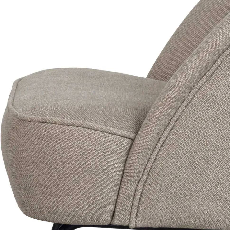 Cocktailsessel in Beige mit Schwarz - Lafronda