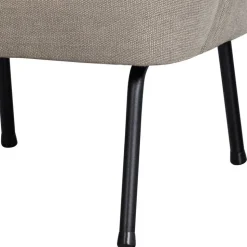 Cocktailsessel in Beige mit Schwarz - Lafronda