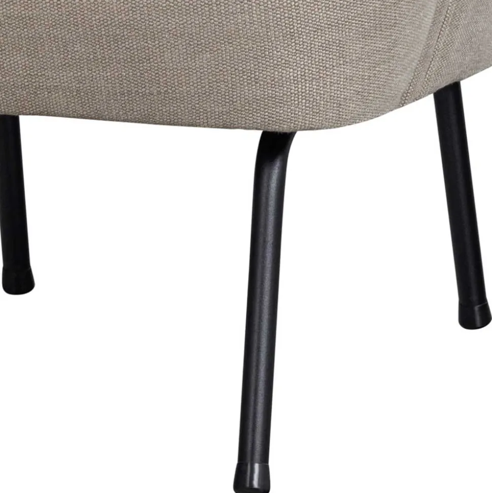 Cocktailsessel in Beige mit Schwarz - Lafronda