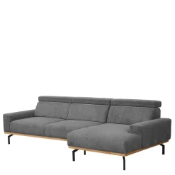 Cord L-Sofa mit verstellbarer Rückenhöhe - Jaypur