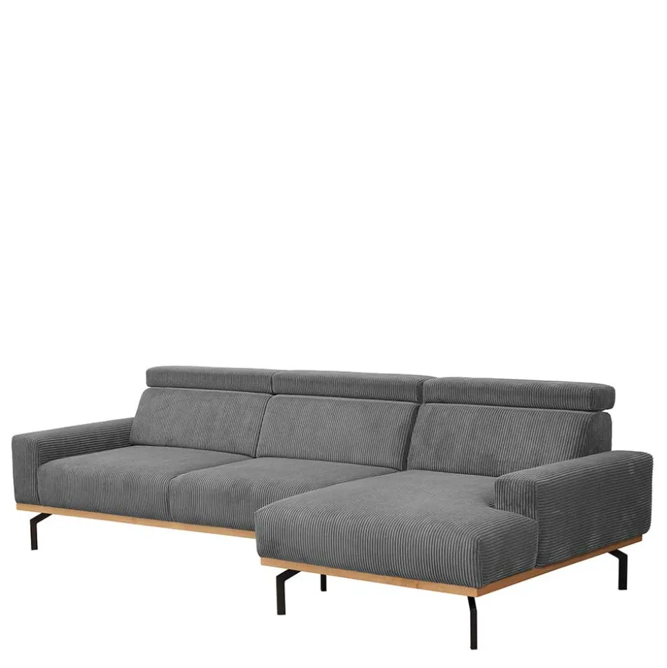 Cord L-Sofa mit verstellbarer Rückenhöhe - Jaypur