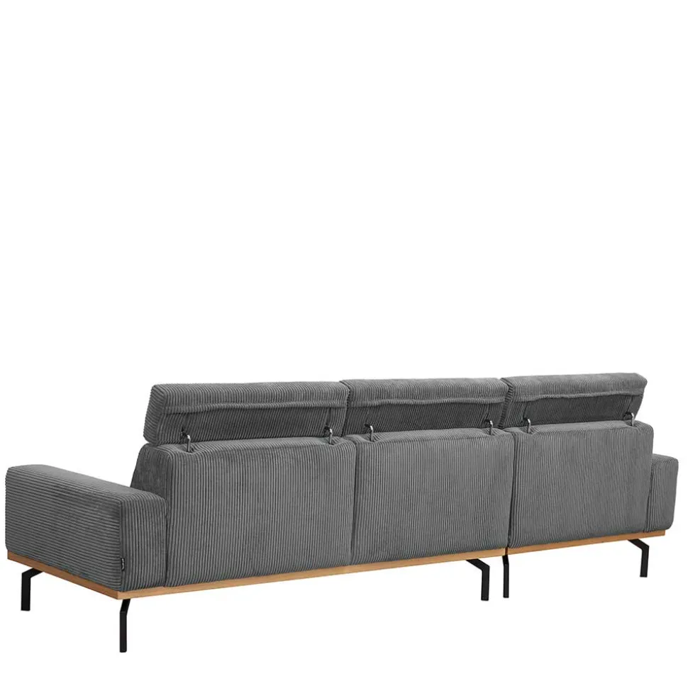 Cord L-Sofa mit verstellbarer Rückenhöhe - Jaypur