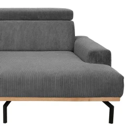 Cord L-Sofa mit verstellbarer Rückenhöhe - Jaypur