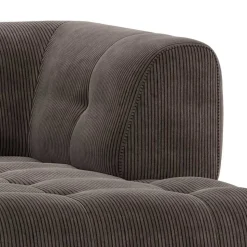 Cord Modulsofa Eckteil in Graubraun - Vita